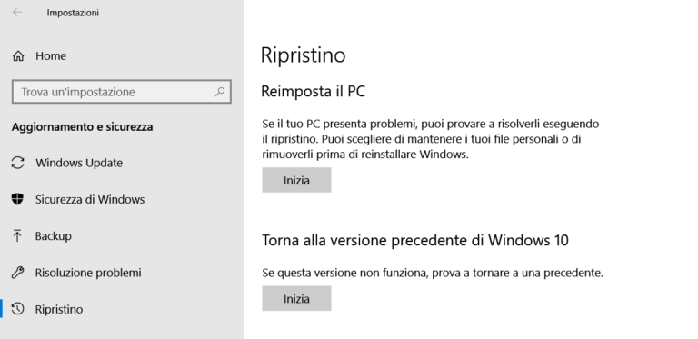 Ripristinare Windows 11 10 Senza Perdere Dati SoftStore Sito Ufficiale