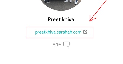 sarahah snapchat