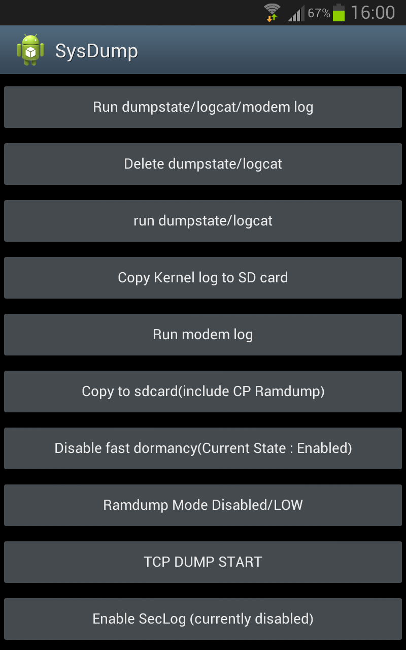 Risultati immagini per sysdump