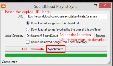 Easy Way to Download SoundCloud Playlist - Paste URL