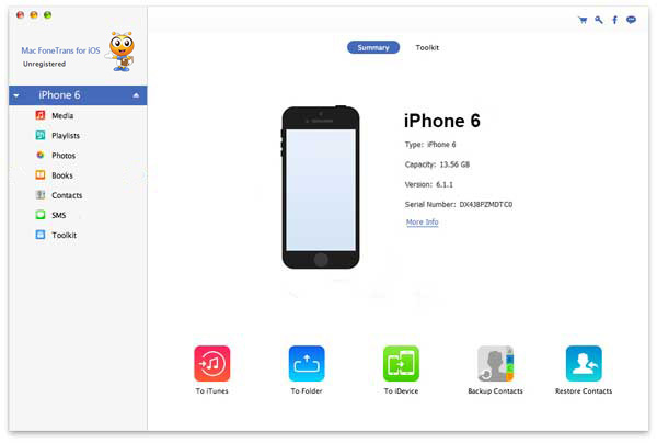 Mac FoneTrans for iOS