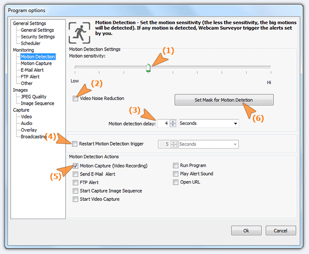 Motion-Detection-options-page