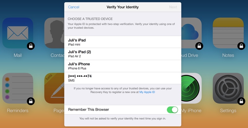 How to Restore Calendar from iCloud -verify your identify