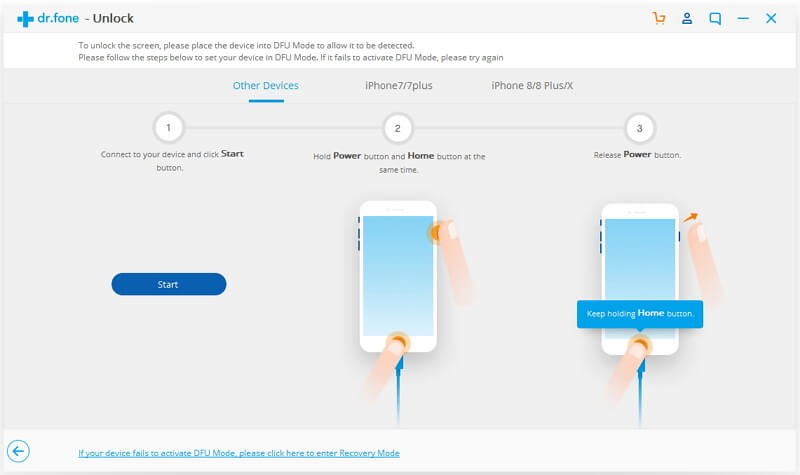 dfu mode to reset ipad without password