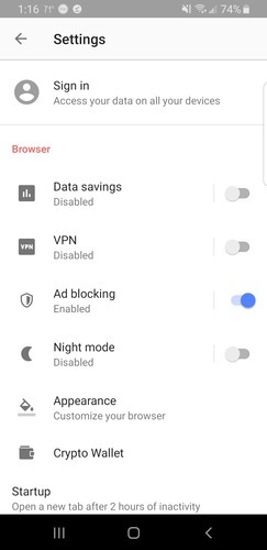 Vpn Opera Settings