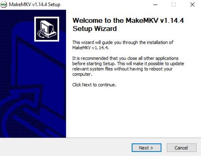 Play Blu Rays Windows 11/10 Makemkv Setup