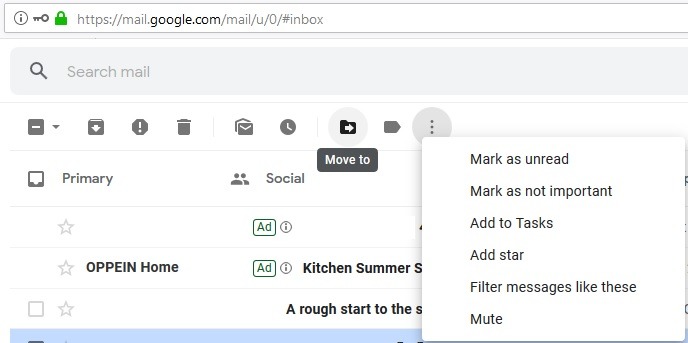 Gmail Short Cut Keys