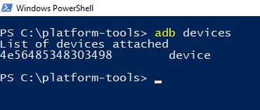 Installling Adb Adb Devices Found