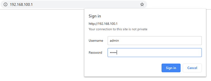 Router Setup Login 2