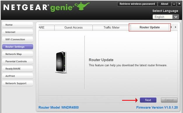 Router Setup Netgear Router Update