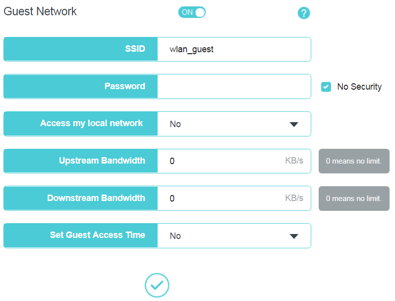 Router Setup Tplink Guest