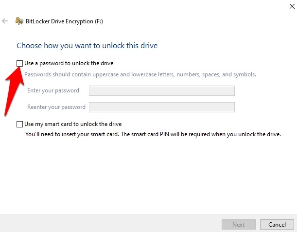 Encrypt Usb Drive Windows 11/10 Use Password Unlock Drive