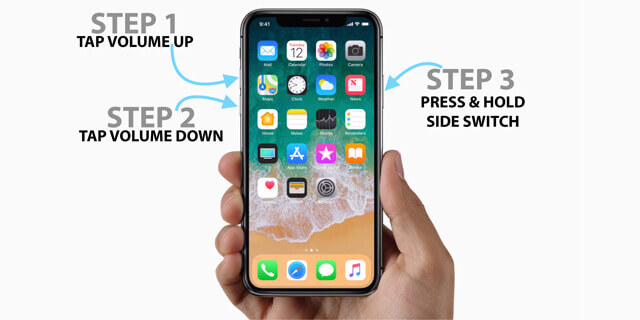 force restart iPhone 8 to fix iphone stuck on apple logo