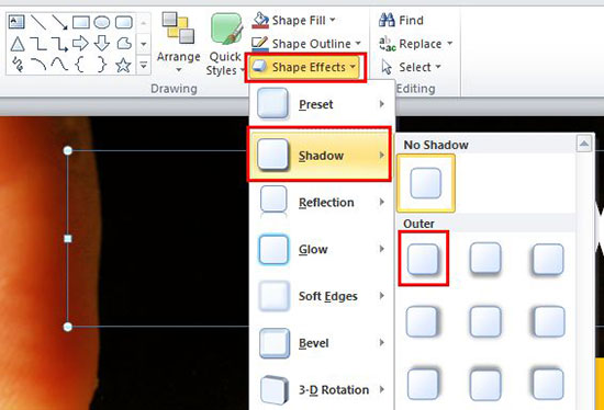 powerpoint-add-text-shadow