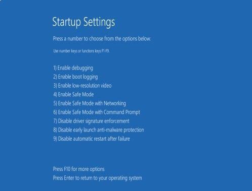 Troubleshooting Startup Options in Windows 11/10