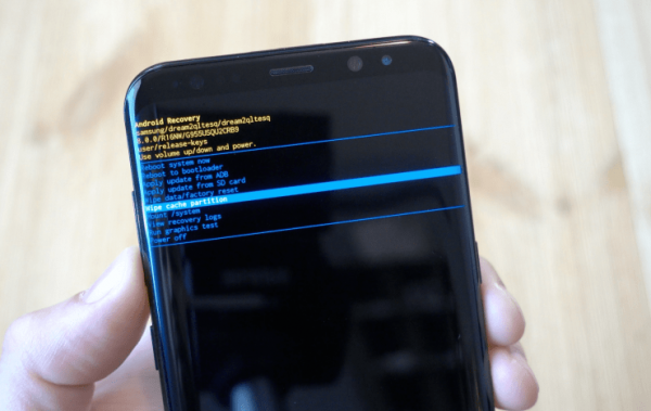 Galaxy S9 clear cache