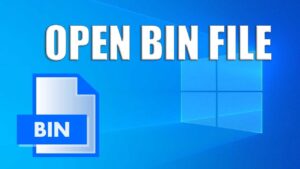 Come si apre un file BIN?